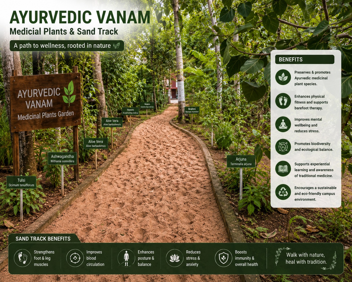 Rich Plant Diversity & Ayurveda Nursery